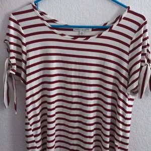 red striped tee
